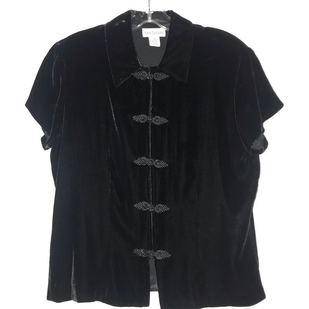 Velvet top from Ann Taylor